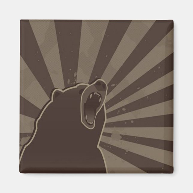 Íman Urso Grunge (Frente)