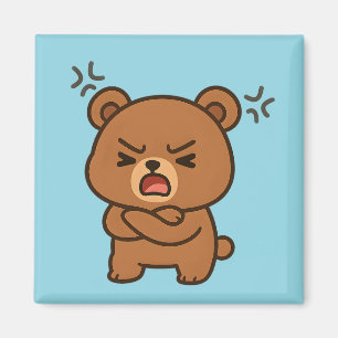 Íman Urso Irritado - Magneta Animal Feroz