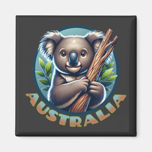 Íman Urso Koala Australiano (Frente)