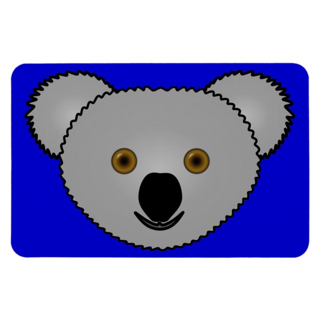 Íman Urso Koala Safari Australiano Paz Amor Natureza De (Horizontal)