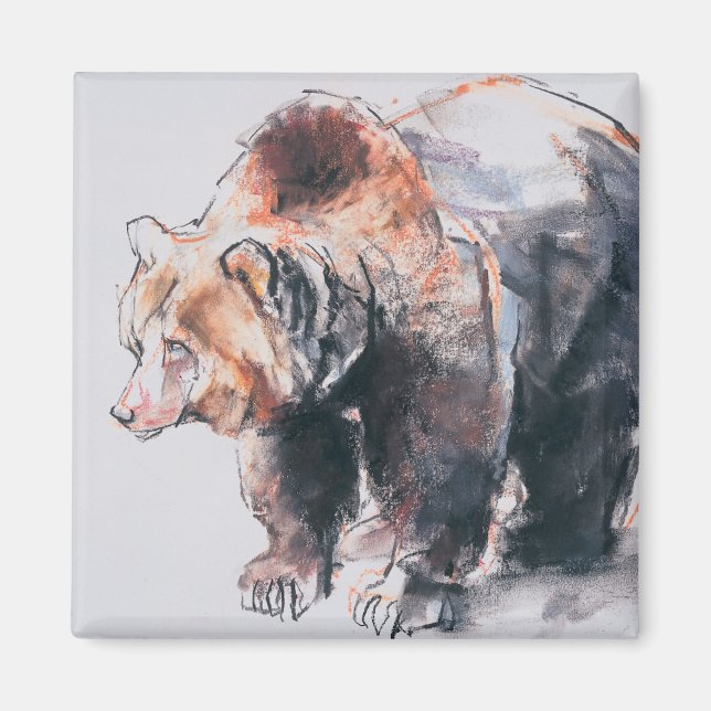 Íman Urso Marrom Europeu 2001 (Frente)