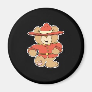 Íman Urso Mountie Canadense