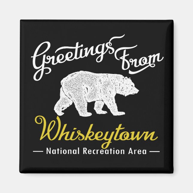 Íman Urso Nacional de Recreação de Whiskeytown (Frente)