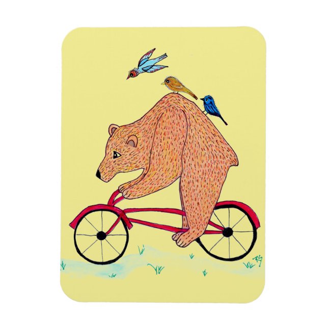 Íman Urso no Magneto de Bike (Vertical)