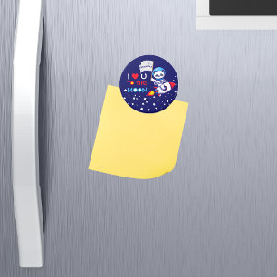 Íman Urso Panda astronauta espacial foguete lindas cria