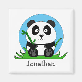 Íman Urso Panda Preto E Branco