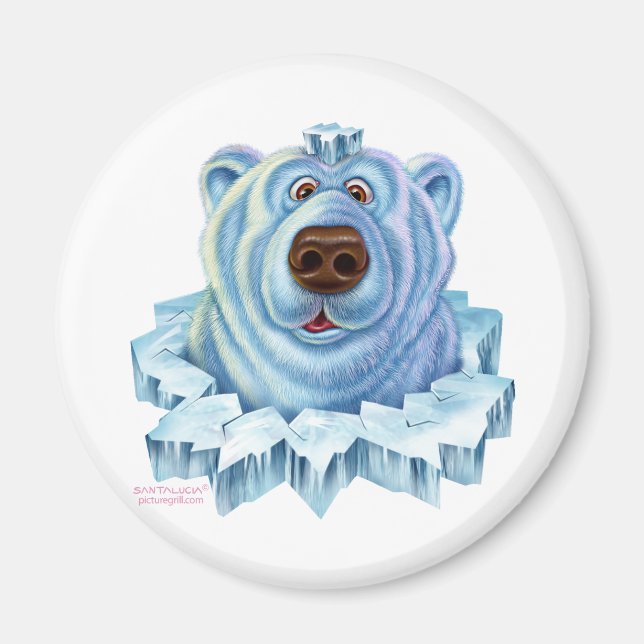 Íman urso polar (Frente)
