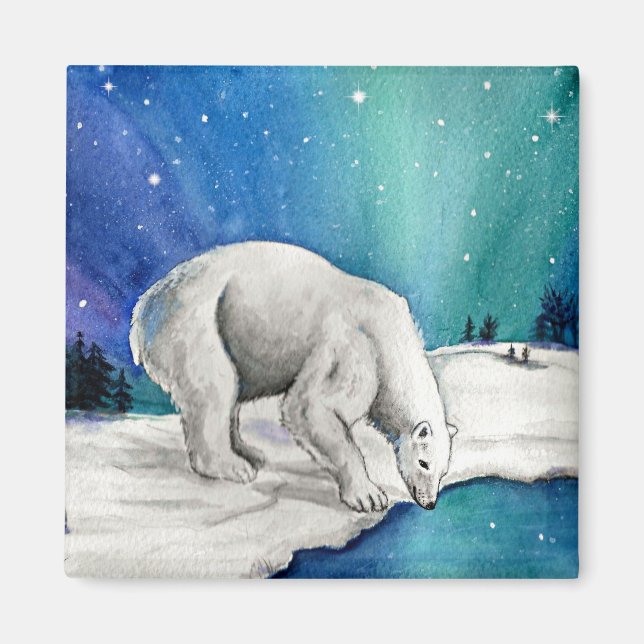 Íman Urso Polar Aurora (Frente)