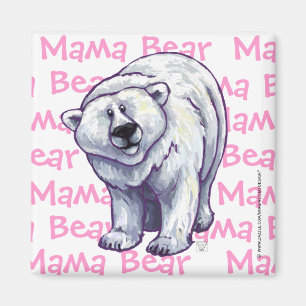 Íman Urso Polar Bonito para a Mãe