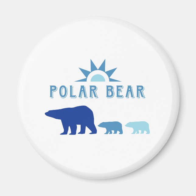 Íman Urso Polar com Sol (Frente)