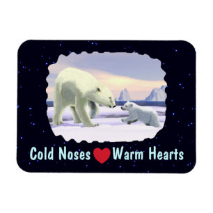 Íman Urso Polar - Melhor Nariz Da Mãe