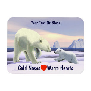 Íman Urso Polar - Melhor Nariz Da Mãe