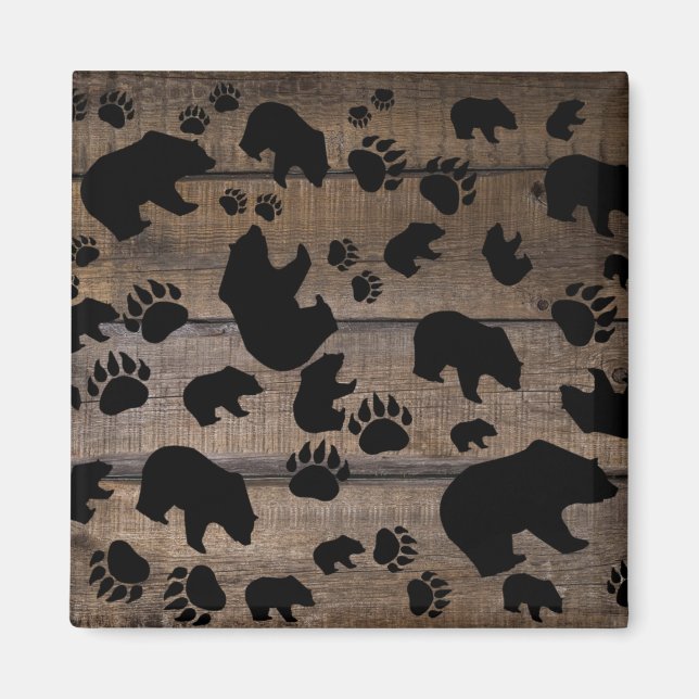 Íman Urso Preto - Pinturas Pretas (Frente)