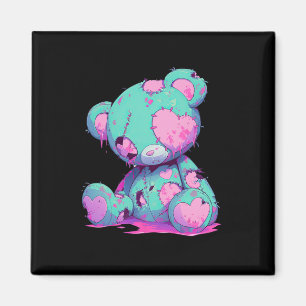 Íman Urso Zombie Testemunha Cutada e Gótico do Pastel K