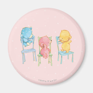 Íman Ursos Amarelos, Rosa e Azuis nas Cadeias