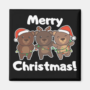 Íman Ursos de Natal Ursos Ursos Feliz Magna de Natal