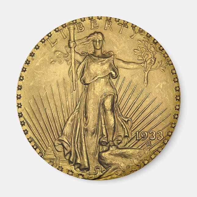 ÍMAN US$ 20 PIECE DOURADA (Frente)