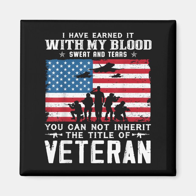 Íman Us Army Veteran You Can Not Inherit The Title Of V (Frente)
