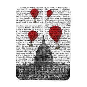 Íman US Capitol Building e Red Hot Air Balloons