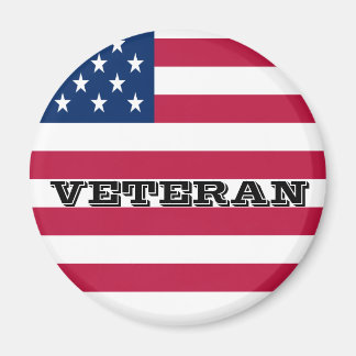 Íman US Flag Patriotic Veteran EUA
