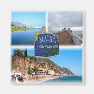 Íman US Los Angeles - Malibu - Lagoa - Pier - praia
