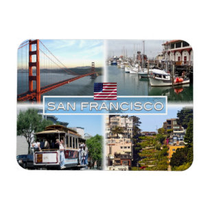 Íman US San Francisco - Ponte Ouro da Porta - Carro de 