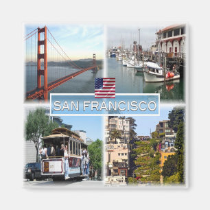Íman US San Francisco - Ponte Ouro da Porta - Carro de 