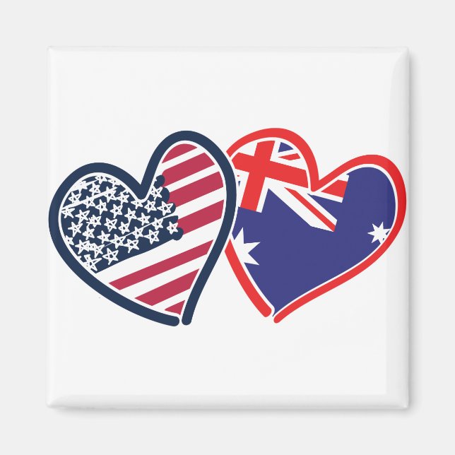 Íman USA Austrália Love (Frente)