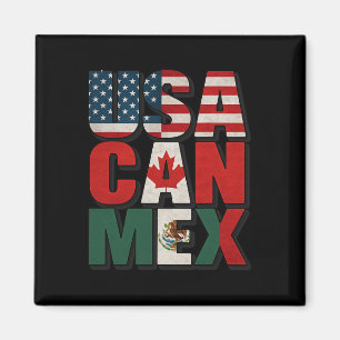 Íman Usa Can Mex Bandeira Futebol América do Norte Torc