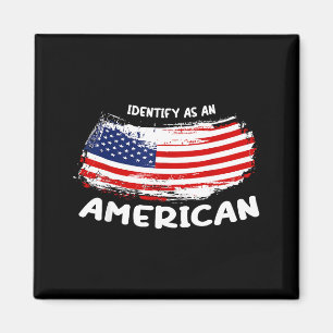 Íman Usa patriótico - bandeira americana liberdade - or