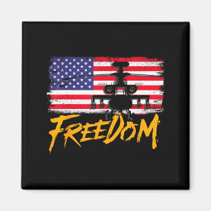 Íman Usa patriótico - bandeira americana liberdade - or