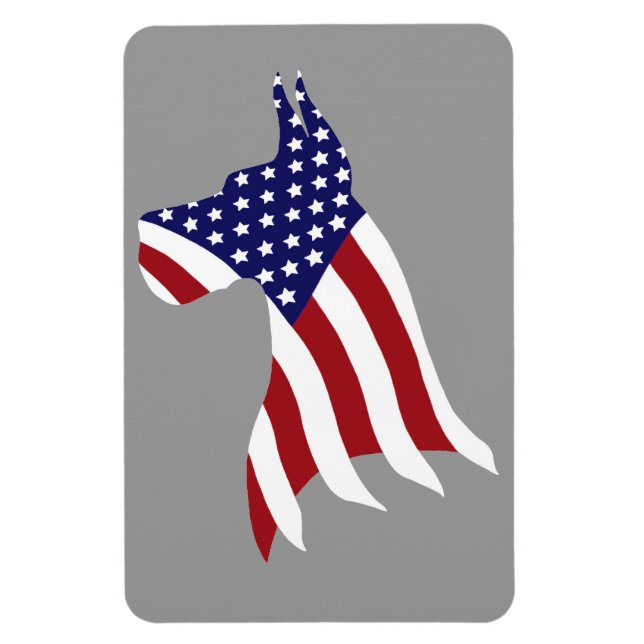 Íman USA Pride Great Dane (Vertical)