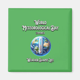 Íman Usar Formas De Vida. Dia Mundial da Meteorologia.