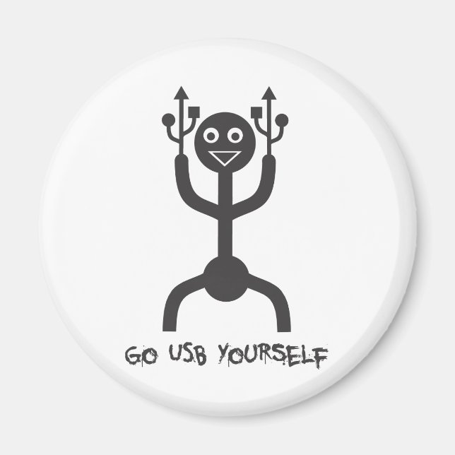 Íman USB Man (Frente)