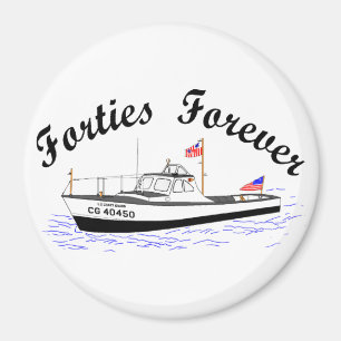 Íman USCG 40 clipart do barco de serviço público do p