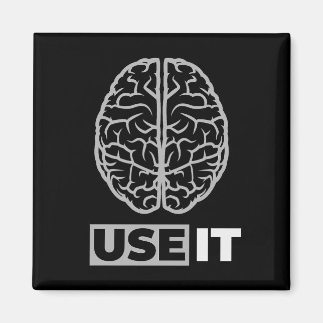 Íman Use-o - Design do cérebro (Frente)
