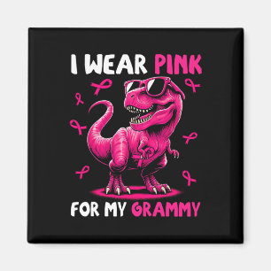 Íman Use Rosa Para Meu T-rex Grammy Dinossauro Câncer d
