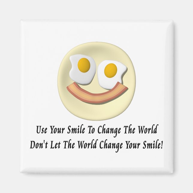 Íman Use Seu Sorriso Para Mudar O Mundo (Frente)