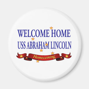 Íman USS Abraham Lincoln Home bem-vindo