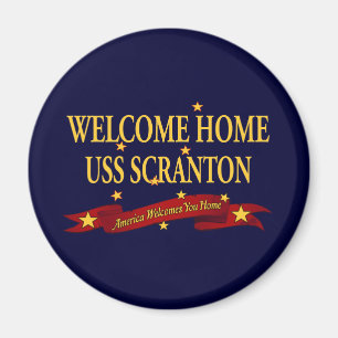 Íman USS Home bem-vindo Scranton