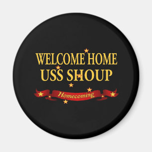 Íman USS Home bem-vindo Shoup