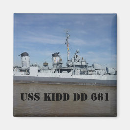 Íman USS KIDD DD 661 Magnets