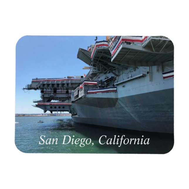 Íman USS Midway em San Diego, Califórnia (Horizontal)