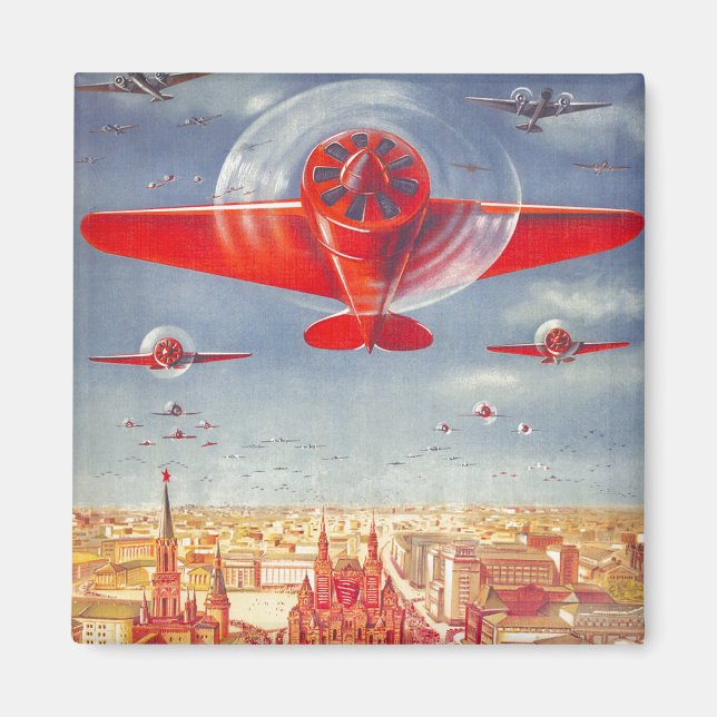 Íman USSR CCCP Guerra Fria União Soviética de Propagand (Frente)