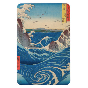 Íman Utagawa Hiroshige - Naruto Whirlpool, Província de