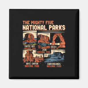 Íman Utah Antigo Mighty Five 5 Parques Nacionais Caminh