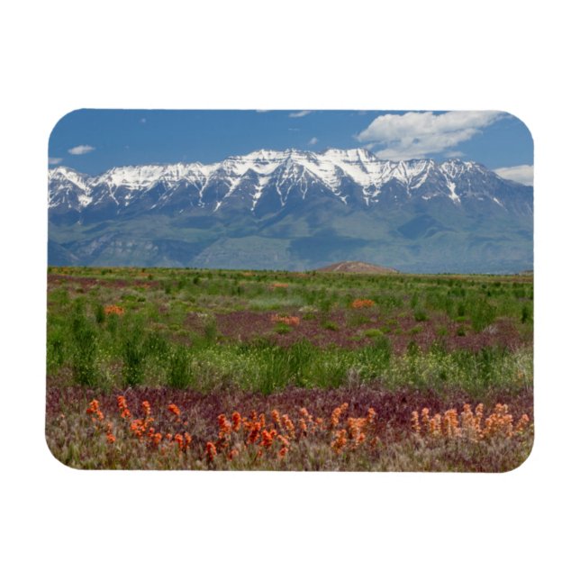 Íman Utah, EUA. O Mt. Timpanogos se ergue acima (Horizontal)