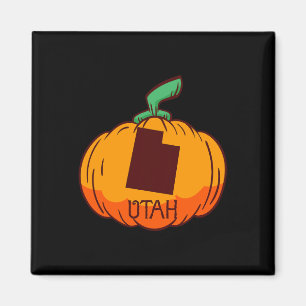 Íman Utah EUA Pumpkin Halloween Art Design Call Se