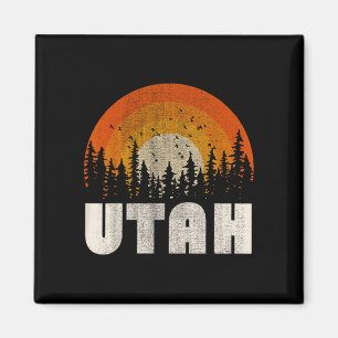 Íman Utah - natureza engraçada vintage caminhada 60 70 