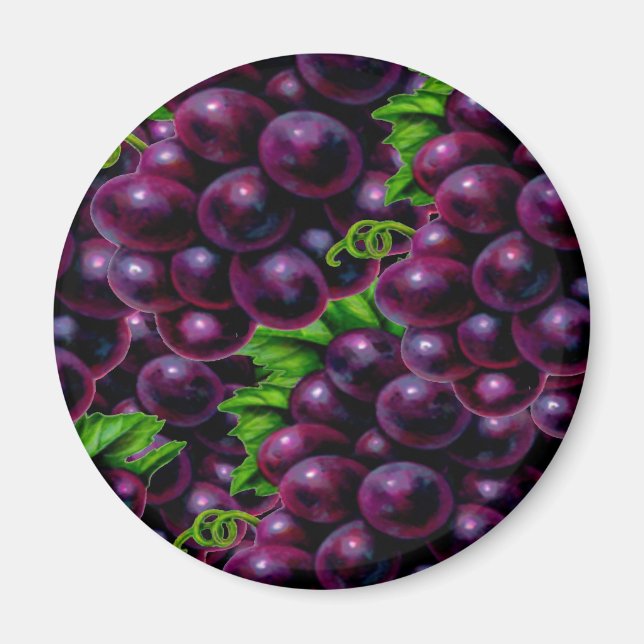 Íman Uvas de vinho (Frente)